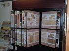 Bathroom tile samples