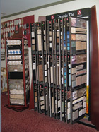 Ceramic tile samples
