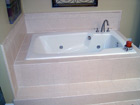 Spa with custom tile work