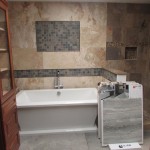 Fancy tub and tile work