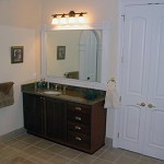 New sink, counter and vanity